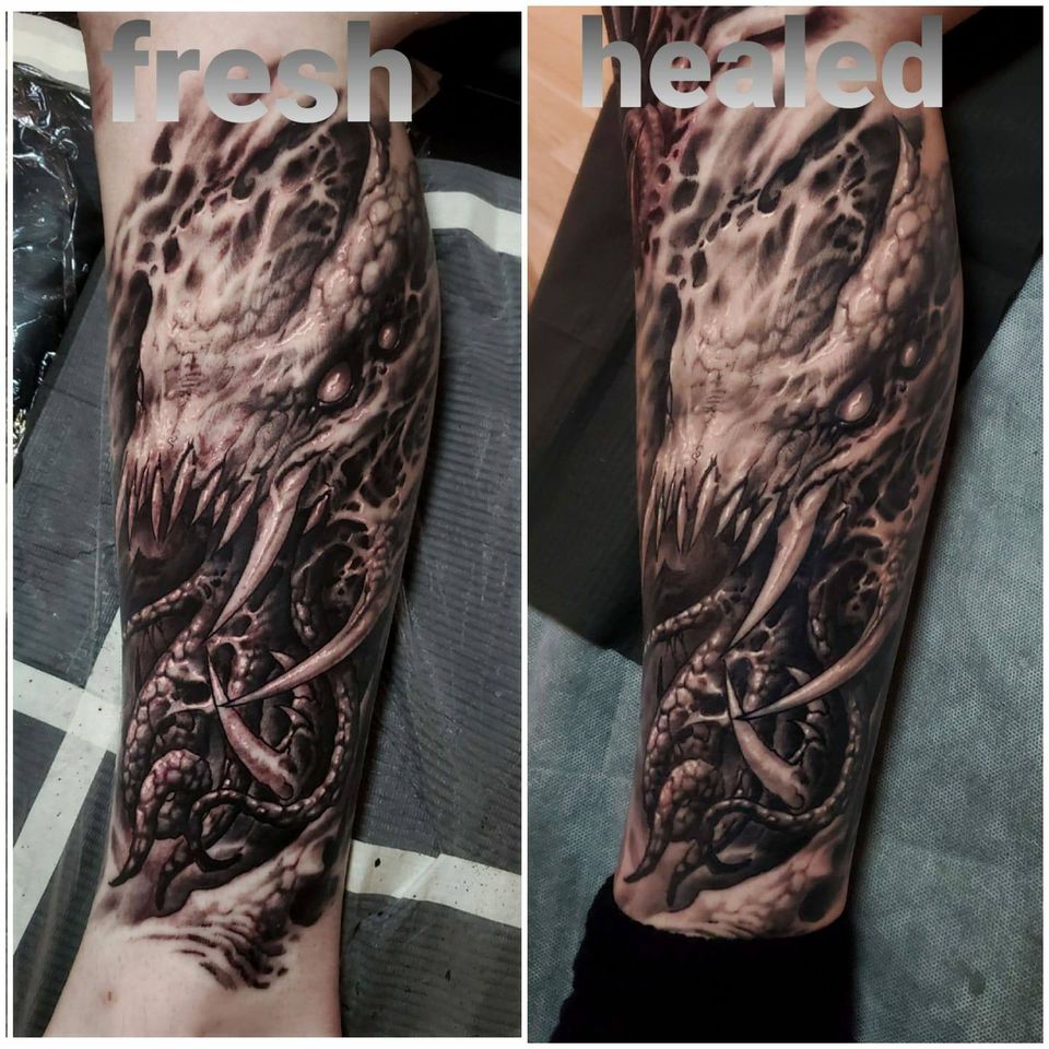 Monster with Tentacles Healed