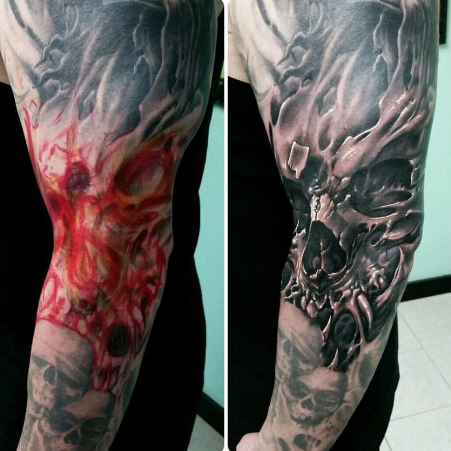 Big Skull Cover-Up