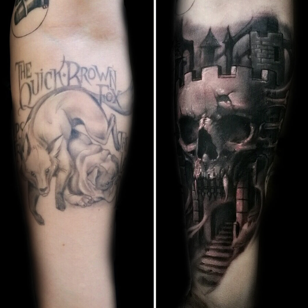 Skull Castle Cover-Up