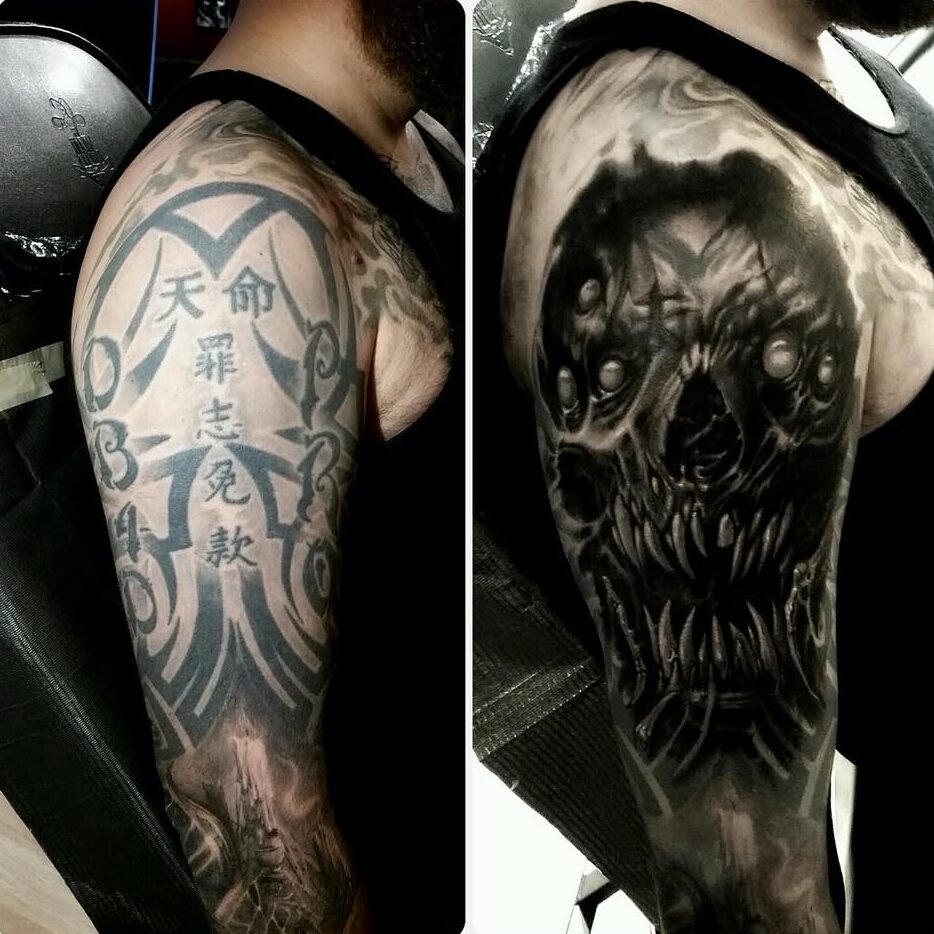 Eyed Skull Cover-Up