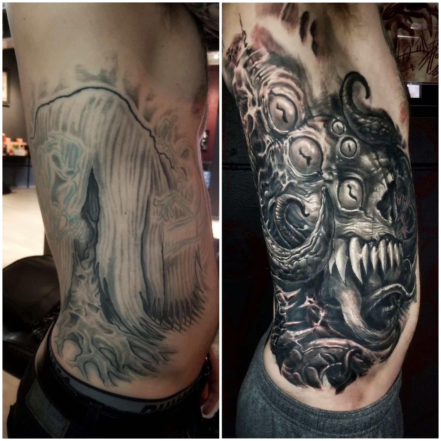 Eyed Monster with Tentacles Cover-Up