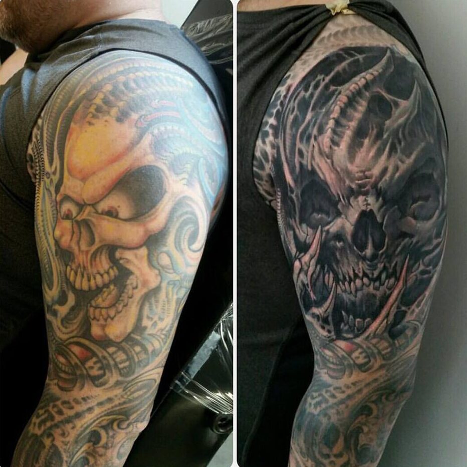 Skull Cover-Up