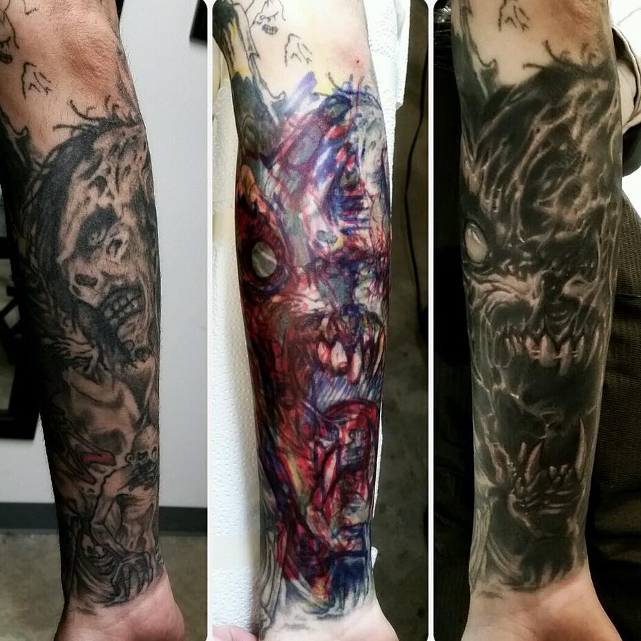 Screaming Monster Cover-Up