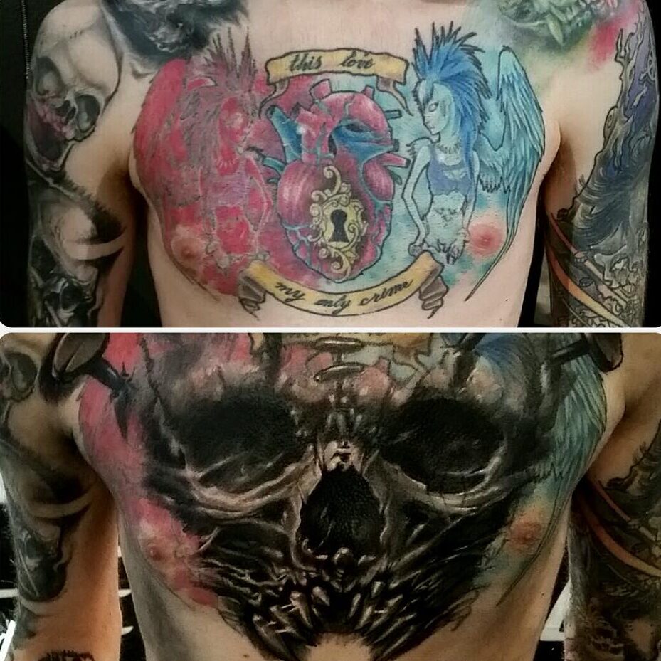 Chest Skull Cover-Up