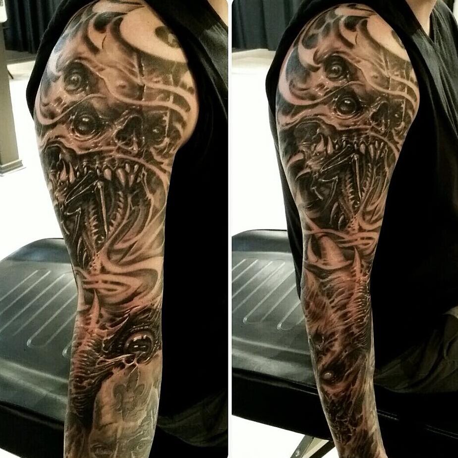 Evil Monster Sleeve Cover-Up