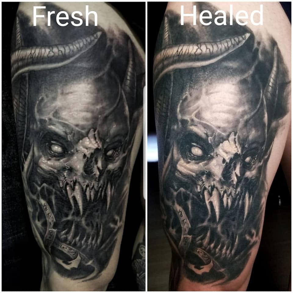 Horned Skull Healed