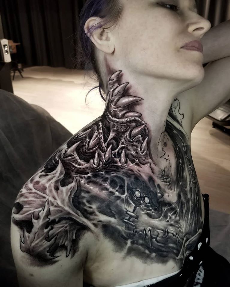 Leaves & Monster Neck and Chest Piece