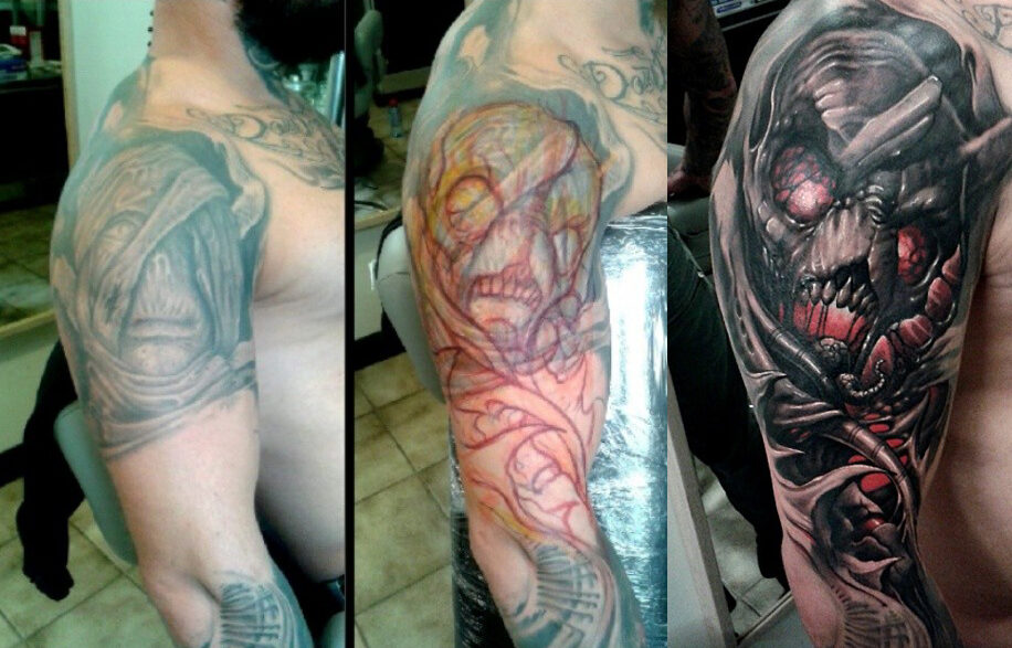 Evil Alien Cover-Up (Use of Red)