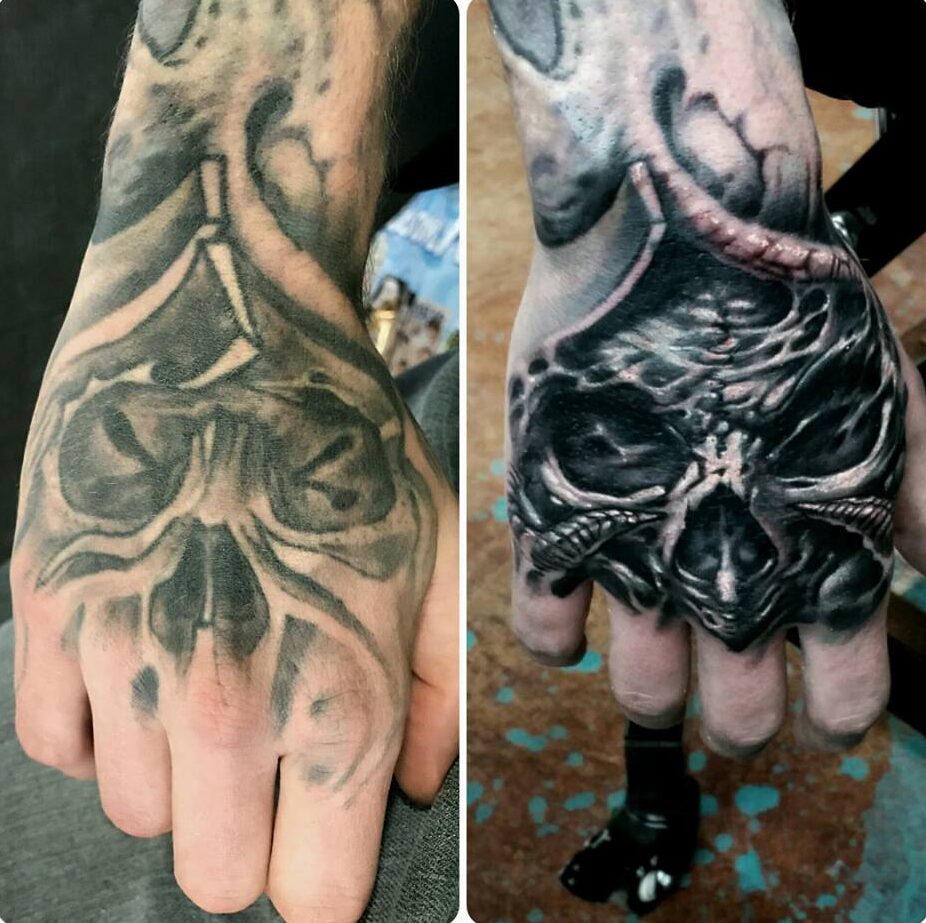 Hand Cover-Up on Jesse Levitt