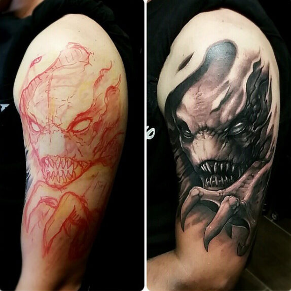 Upper Arm Alien Monster